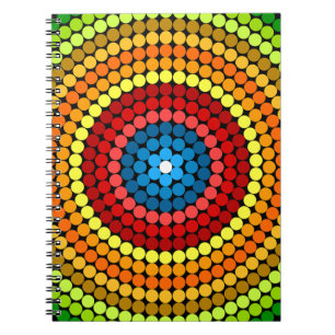Caderno Espiral Abstrato Mandala Art Design- 65904
