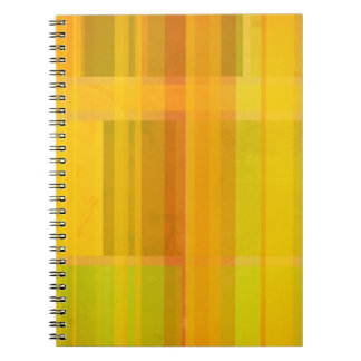 Caderno Espiral Abstrato moderno | Cores de citrinos coloridos
