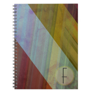 Caderno Espiral Abstrato/Monograma