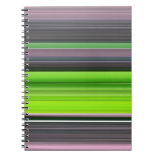 Caderno Espiral Abstrato nº 1: Limão e cinza