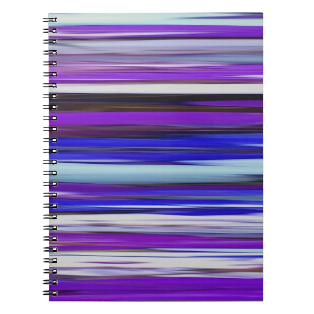 Caderno Espiral Abstrato nº 2: Desfocamento do Ultravioleta (Frente)