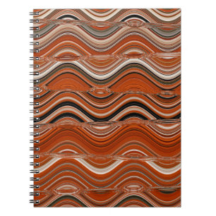 Caderno Espiral Abstrato vermelho 3 do celeiro, 2015 (foto)