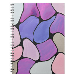 Caderno Espiral Abstrato vibrante
