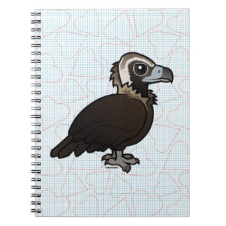 Caderno Espiral Abutre Cinereous de Birdorable