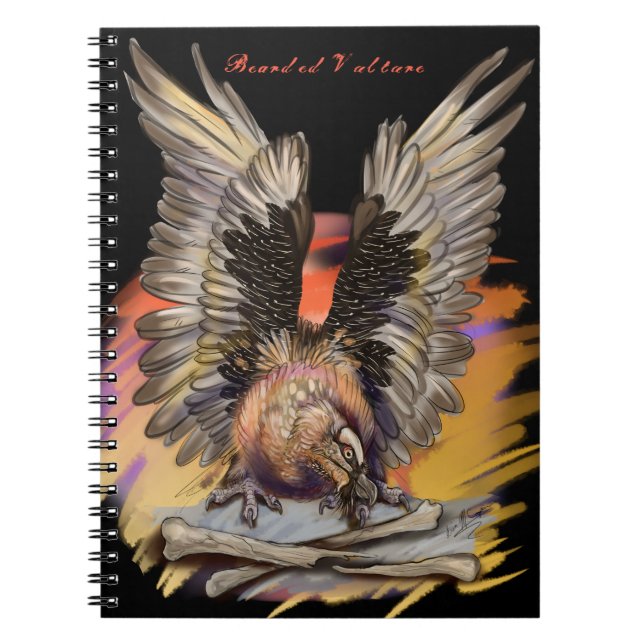 Caderno Espiral Abutre-de-barba (Frente)