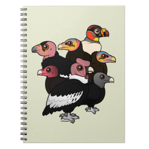Caderno Espiral Abutres de mundo novo
