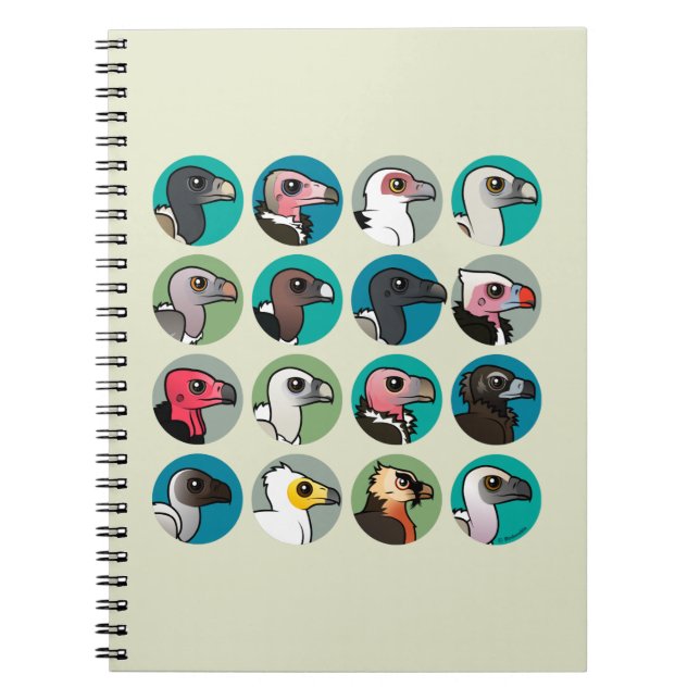 Caderno Espiral Abutres do Velho Mundo (Frente)