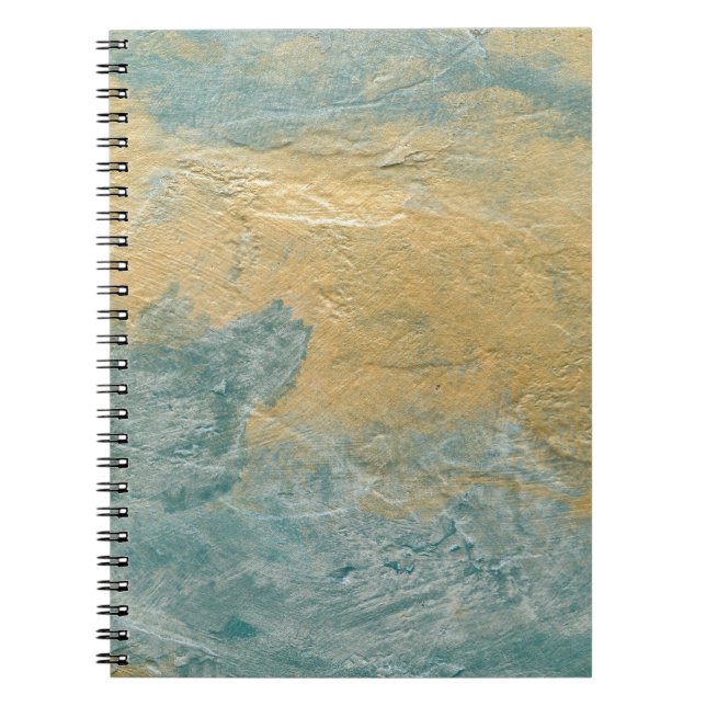 Caderno Espiral Acabamento Falso Turquesa Cobre (Frente)
