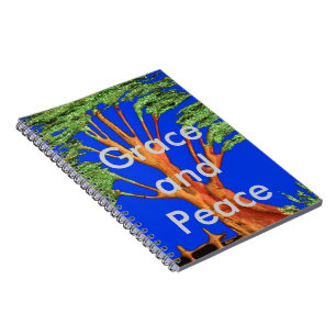 Caderno Espiral Acacia Tree: Graça e Paz