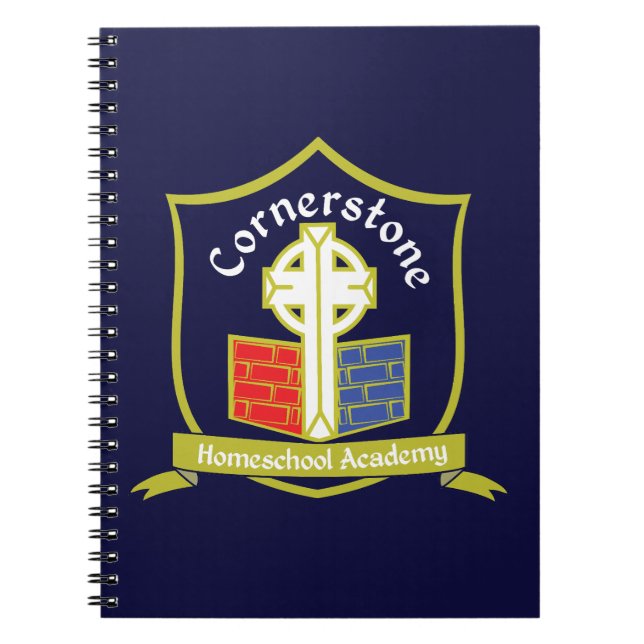 Caderno Espiral Academia Cornerstone Homeschool  (Frente)