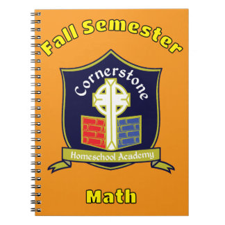 Caderno Espiral Academia Homeschool Cornerstone Atualizada