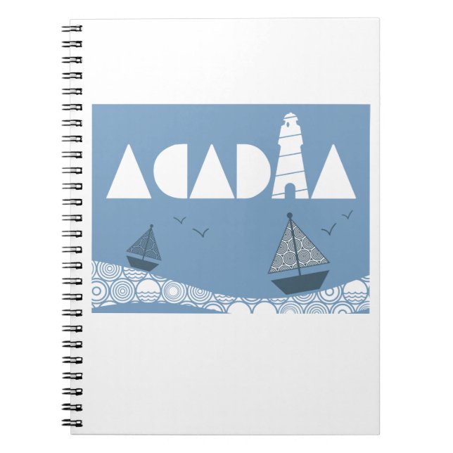Caderno Espiral Acadia (Frente)