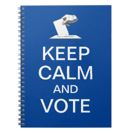 Caderno Espiral Acalme-se e vote 2026