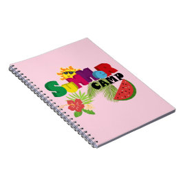 Caderno Espiral Acampamento de Verão