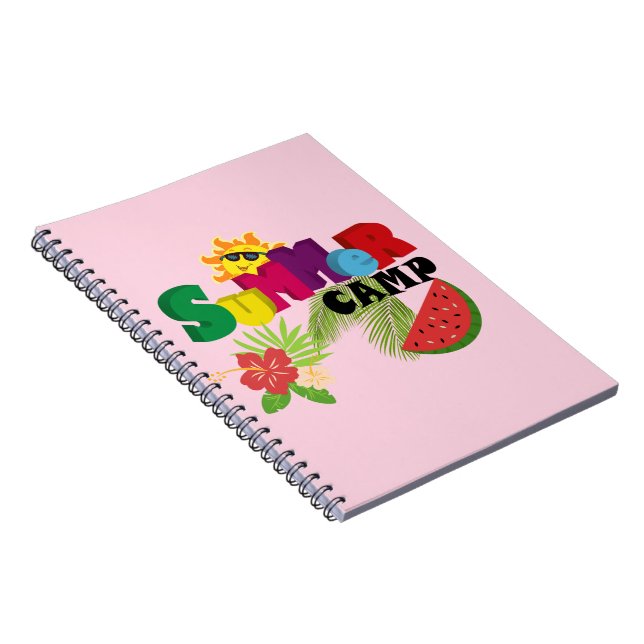 Caderno Espiral Acampamento de Verão (Lado Direito)