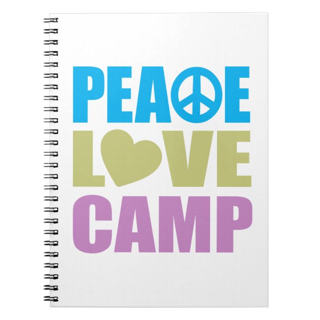 Caderno Espiral Acampamento do amor da paz (Frente)