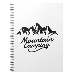 Caderno Espiral Acampamento nas montanhas