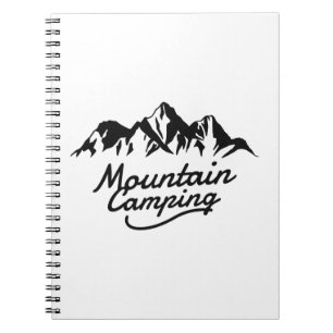 Caderno Espiral Acampamento nas montanhas