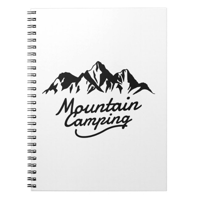 Caderno Espiral Acampamento nas montanhas (Frente)