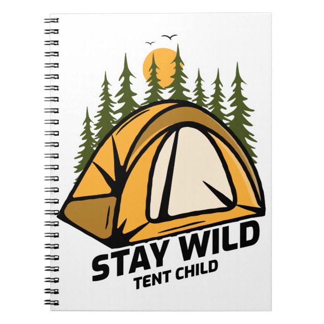 Caderno Espiral Acampamento Tent (Frente)