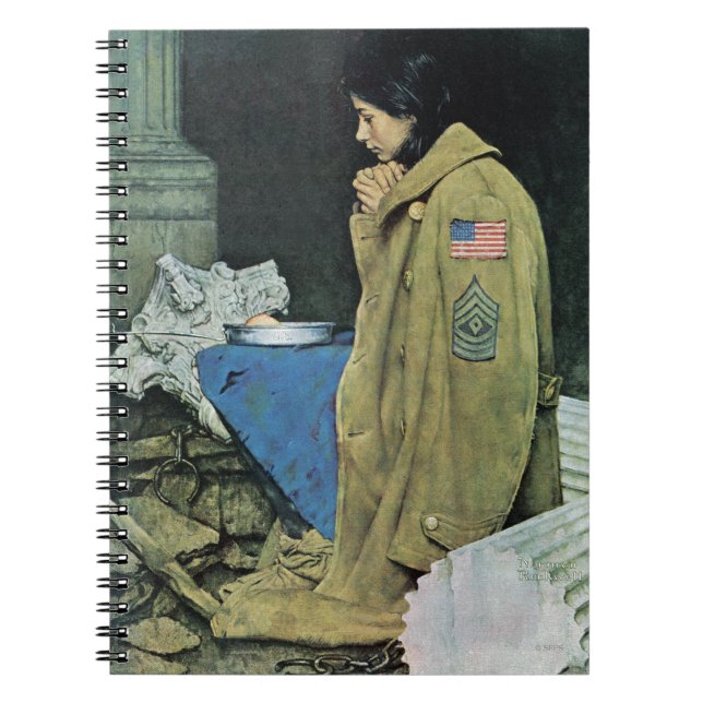 Caderno Espiral Acção de graças do refugiado (Frente)