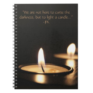 Caderno Espiral Acender Uma Vela