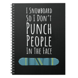 Caderno Espiral Acessórios de Snowboard Presentes de Inverno Snowb