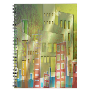 Caderno Espiral Acessórios surpreendentes de arte de paisagens