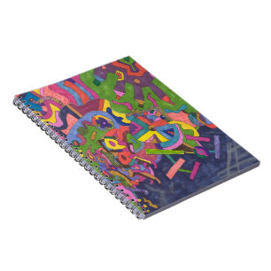 Caderno Espiral "Acima da Tempestade" Abstrato Art