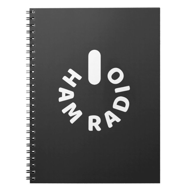 Caderno Espiral Acionado pelo rádio HAM (Frente)