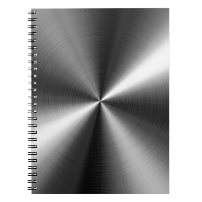 Caderno Espiral Aço Inoxidável (Frente)