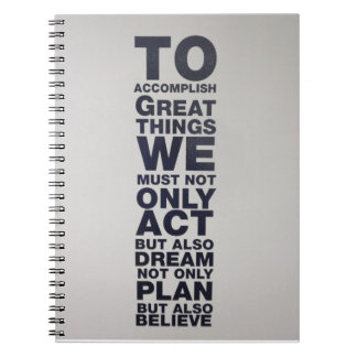 Caderno Espiral acredite