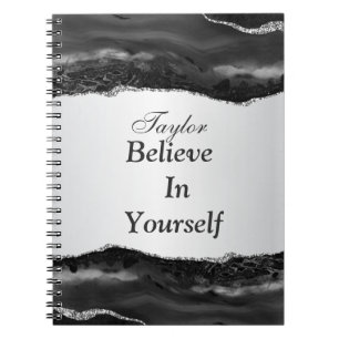 Caderno Espiral Acredite em seu notebook