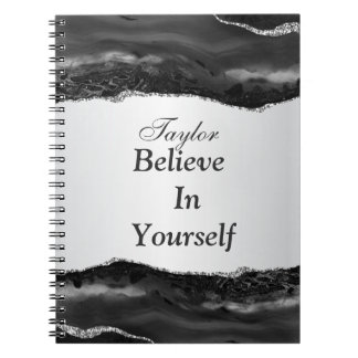 Caderno Espiral Acredite em seu notebook