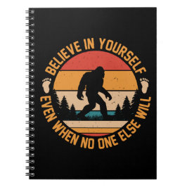 Caderno Espiral Acredite Em Si Mesmo Pé Negro