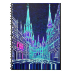 Caderno Espiral Acrópole em curvas