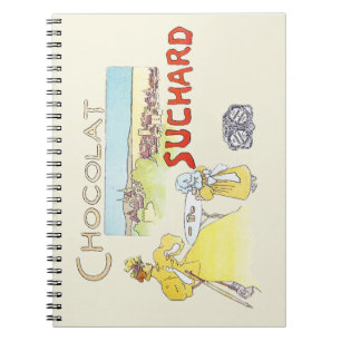 Caderno Espiral Açúcar de Bala Vitoriana de Chocolate Francês