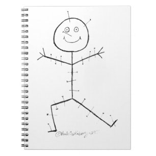 Caderno Espiral Acupunctura pegajosa