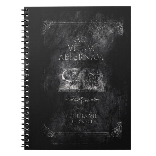 Caderno Espiral Ad Vidam Aeternam (Frente)