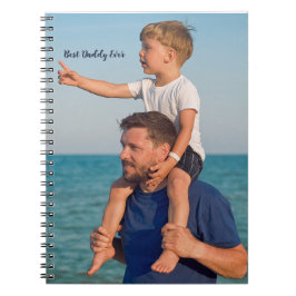 Caderno Espiral Adesivo de Presentes de Foto para o Papai
