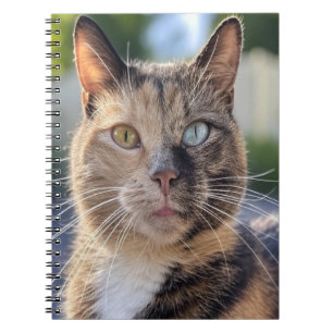 Caderno Espiral Adicionar Personalização de Foto de Cat