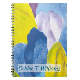 Caderno Espiral Adicionar Seu Nome  False Indigo III