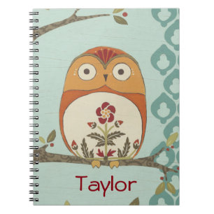 Caderno Espiral Adicionar Seu Nome  Floresta Whimsy II