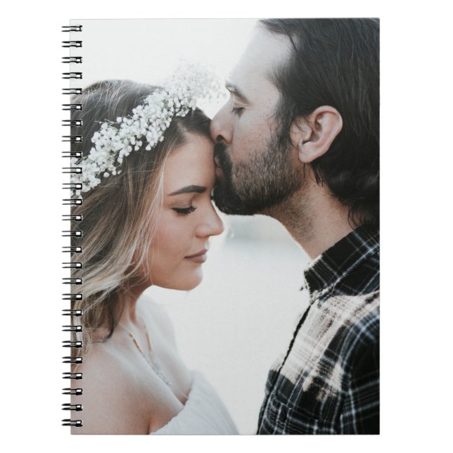 Caderno Espiral Adicionar Sua Própria Foto Personalizada De Dois L (Frente)