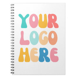 Caderno Espiral Adicione o logotipo da sua empresa de forma minima