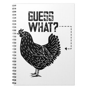 Caderno Espiral Adivinha O Que? Bumbum de frango!