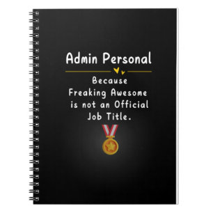 Caderno Espiral Admin Pessoal