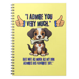 CADERNO ESPIRAL ADMIRO-TE MUITO