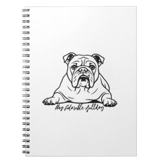 Caderno Espiral Adorable Bulldog