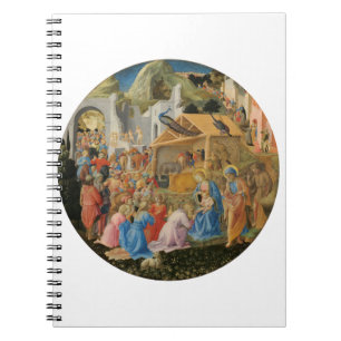 Caderno Espiral Adoração dos Magos por Fra Angelico e Filippo